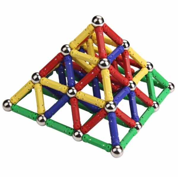 Magnetic Balls And Sticks Construction Set (84 Pcs)