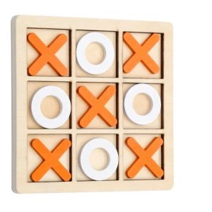 Tic-Tac-Toe Wooden Board Game