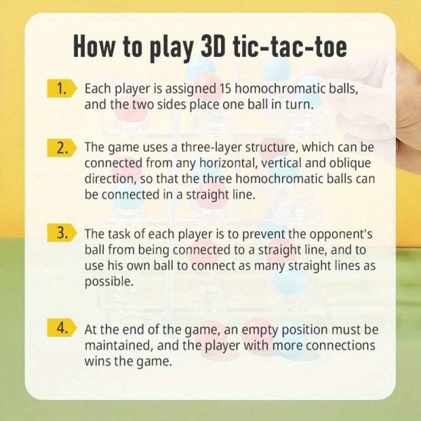  3D Tic-tac-toe Math Marbles Logic Enlightenment Game