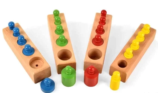 Wooden Montessori Cylinder Knobs
