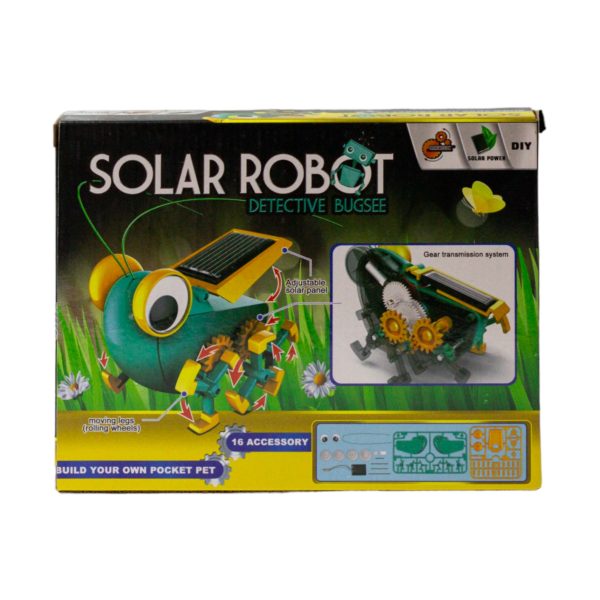 Solar Robot Detective Bugsee DIY Toy