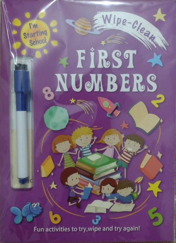 First Numbers Wipe Clean Book