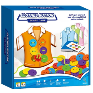 Clothes Button Board Game