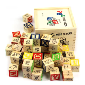 ABC Wooden blocks 48pcs