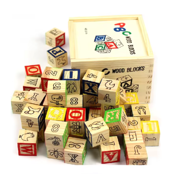 ABC Wooden blocks 48pcs