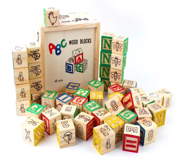 ABC Wooden blocks 48pcs