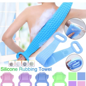 silicone bath body brush, shower massagerexfoliating back scrubber for shower