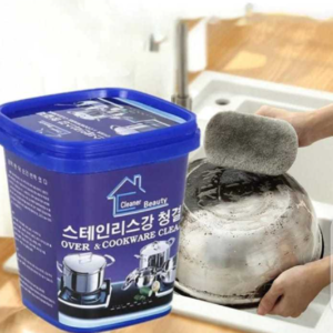 oven&cookware korean cleaner stainless steel cleaning paste multi purpose cleaner&polish cleaning gel for removing rust 500 gram weight