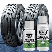 50ml hgkj 22 auto car tire coating tyre gloss long lasting hydrophobic coating tire polish tire shine tyre coating liquid