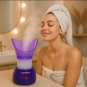shinon steam facial steamer & inhaler for blocked nose