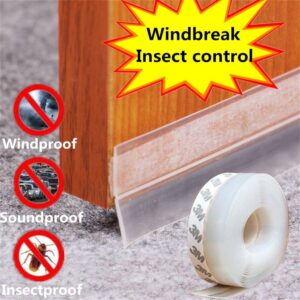 500cm / 5 meter self adhesive silicone door & window seal strip